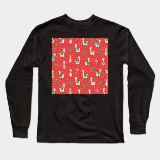 Christmas llama Long Sleeve T-Shirt